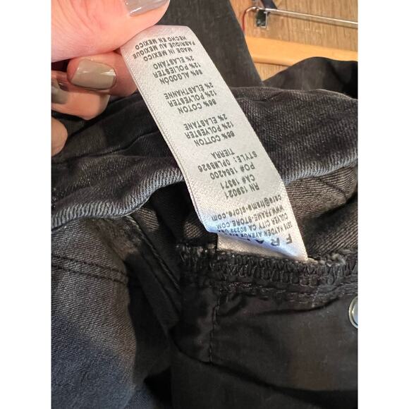 Frame Denim Le Mini Boot Cut Denim Jeans Light Black Wash 29 - Picture 8 of 9